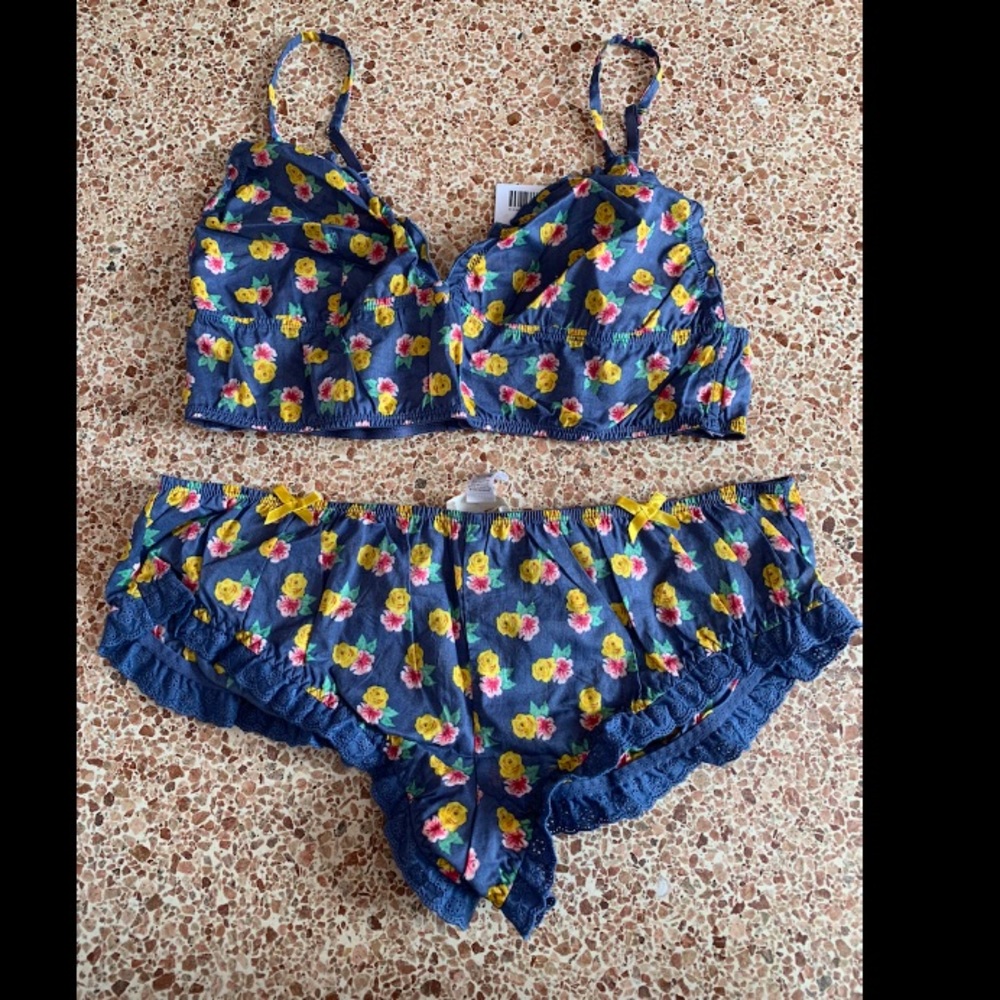 Anthropologie Bacini bra and panty set